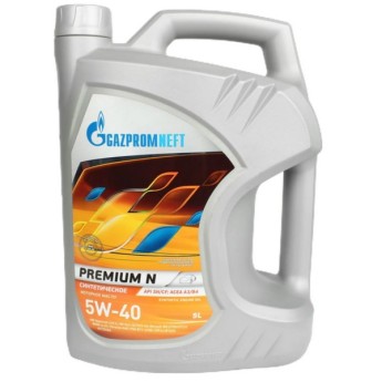 Масло моторное Газпромнефть Premium N 5W-40 SN/CF (4л+1л) (АКЦИЯ) 2389907301