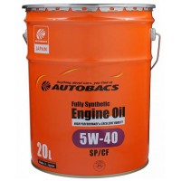Масло моторное AUTOBACS ENGINE OIL 5W-40 SP/CF (20л) A00032243