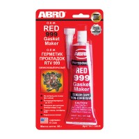 ABRO герметик прокладок красный (999) 85 г. США 911AB-RU