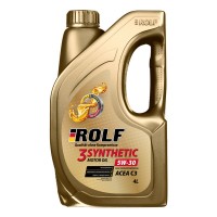 Масло моторное ROLF 3-SYNTHETIC 5W-30 C3 (АКЦИЯ 4л + 1л) 322957