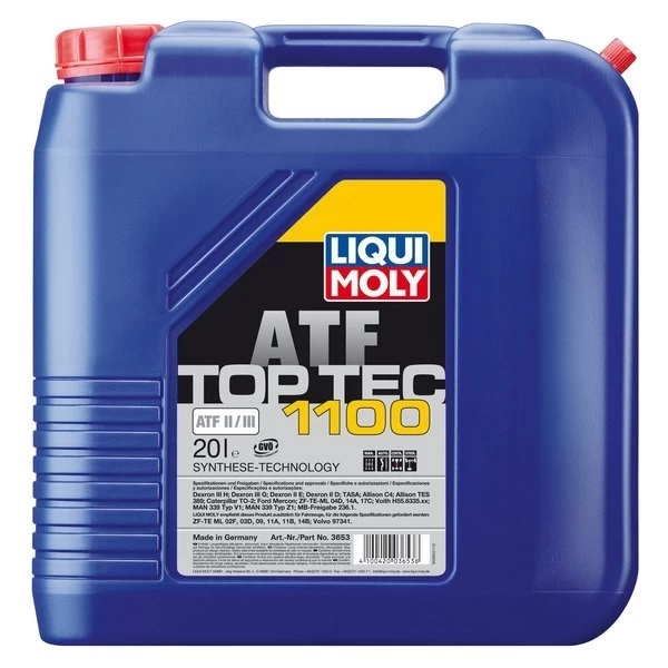 Жидкость для АКПП и гидросистем Liqui Moly Top Tec ATF 1100 (20л) 3653