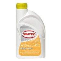Антифриз A-40 Sintec GOLD G12+ (жёлтый) (1кг) 800525