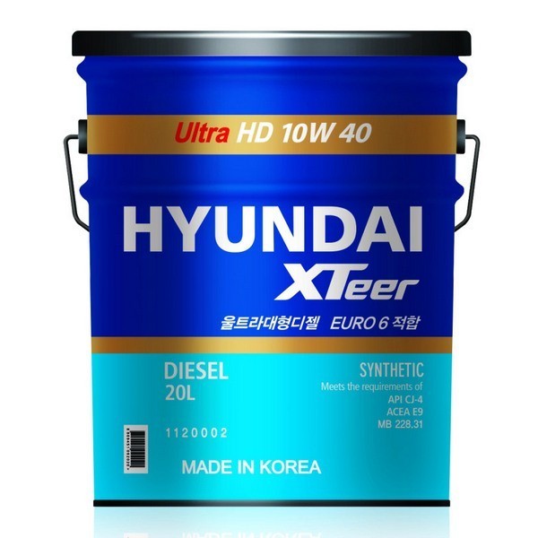 HYUNDAI Xteer HD ULTRA 10W-40 Масло моторное (20л) / 1120002