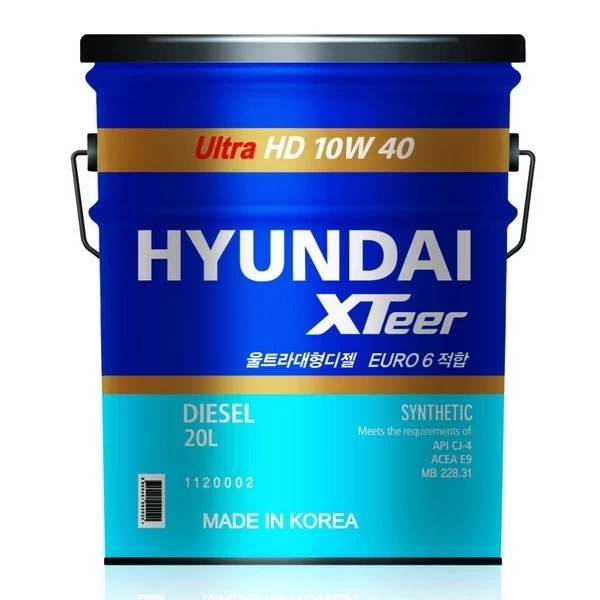 HYUNDAI Xteer HD ULTRA 10W-40 Масло моторное (20л) / 1120002