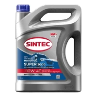 Масло моторное 10W-40 SINTEC SUPER 3000 SG/CD (6л) 104936
