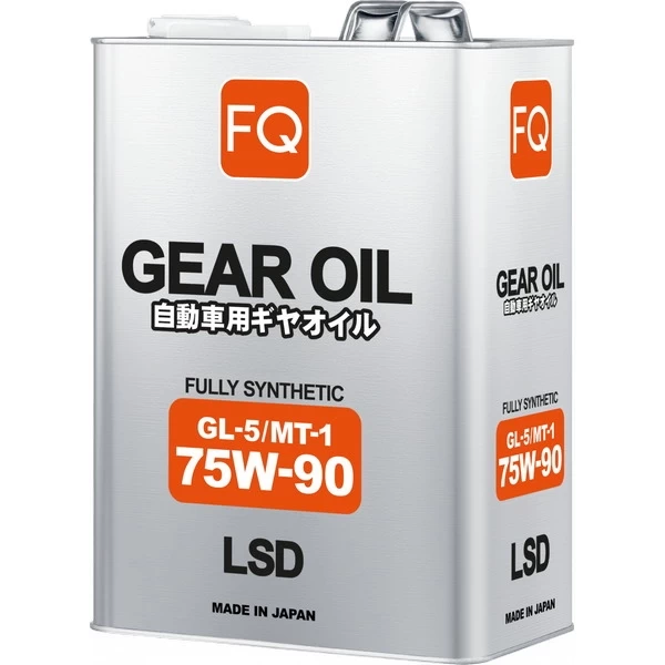 Масло трансмиссионное FQ GEAR GL-5/MT-1 LSD 75W-90 FULLY SYNTHETIC (4л) FGE141FS