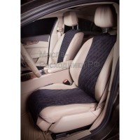 Накидки "Алькантара", передние (2 шт.), черные AIRLINE ACSF01