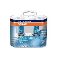 Автолампы г/с H4 P43t COOL BLUE Hyper 5000K 62193CBH 4008321276582 OSRAM (комплект 2 шт)