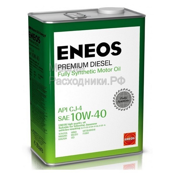 Масло моторное ENEOS Premium Diesel 10W-40 CJ-4 (4л) 8809478943008