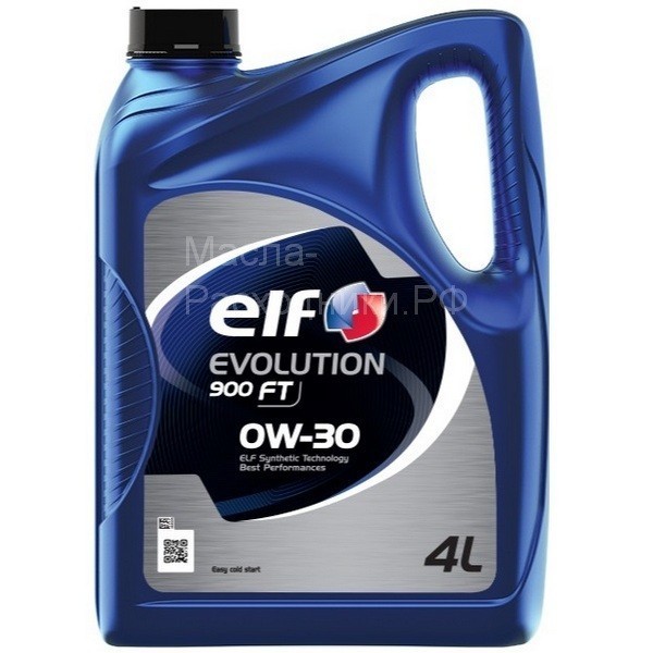 Масло моторное ELF EVOLUTION 900 FT 0W-30 (4л) 213993