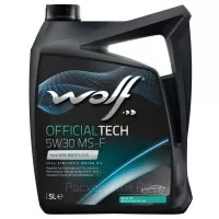 WOLF OFFICIALTECH 5W-30 MS-F A5/B5 SL/CF Масло моторное (5л) 8308819