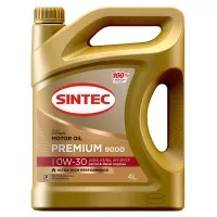 Масло моторное SINTEC PREMIUM 9000 0W-30 SP/CF A3/B4 (4л) 600123