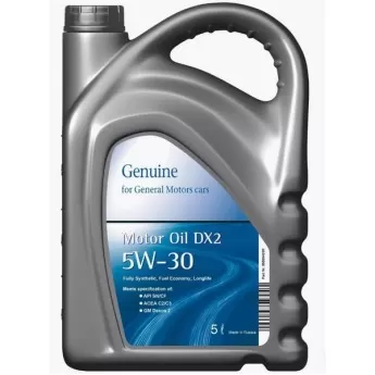 Масло моторное GM Dexos2 5W-30 5л / 95599405 (Россия)