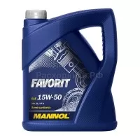 Масло моторное Mannol Favorit 15W-50 (5л) 1135