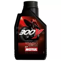 Масло для 4-тактных двигателей Motul Factory Line 4T 300V 15W-50 (1л) 104125