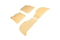 SEINTEX Ворсовые 3D коврики TOYOTA Land Cruiser 200 2012- бежевые (комплект) 85481