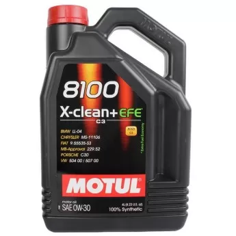 Масло моторное MOTUL 8100 X-clean + EFE 0W-30 (4л) 113092
