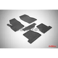 Коврики резиновые с рисунком "Сетка" FORD FOCUS III 2011-2015 (комплект) SEINTEX 82798