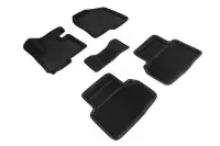 Коврики 3D EVA "СОТА" Hyundai ix35 2010-2015 / KIA Sportage 2010-2015 черные (комплект) 95401 SEINTEX