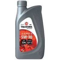 Масло моторное TAKAYAMA 5W-30 ILSAC GF-5 SN (1л) пластик 605551