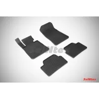 Коврики резиновые с рисунком "Сетка" BMW 1 Ser E-81-88 2004-2013 (комплект) SEINTEX 85400