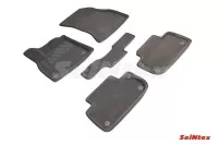 SEINTEX Ворсовые 3D коврики AUDI Q5 II 2017- серые (комплект) 89772