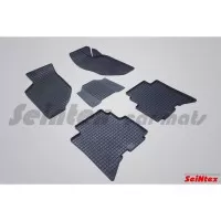 Коврики резиновые с рисунком "Сетка" GREAT WALL HOVER H5 2010- (комплект) SEINTEX 83238