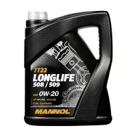MANNOL 77225 масло моторное LONGLIFE VW 508/509 0W-20 (5л) 77225
