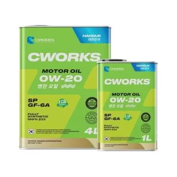 Масло моторное CWORKS HANGUK 0W-20 SP/GF-6A (АКЦИЯ 4л+1л) A11HR1004A