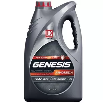 Масло моторное Лукойл GENESIS ARMORTECH 5W-40 (FOR EUROPEAN CARS) (4л) 3148675
