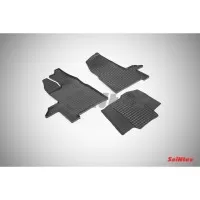 Коврики резиновые с рисунком "Сетка" FORD TRANSIT 2014- (комплект) SEINTEX 85983