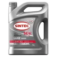 Масло моторное SINTEC LUXE 5000 5W-30 SL/CF (5л) 600298 (АКЦИЯ 5 по цене 4)