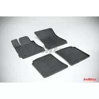Коврики резиновые с рисунком "Сетка" MERCEDES-BENZ S-Class W221 Long 2005-2014 (комплект) SEINTEX 00918