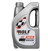 Масло моторное ROLF GT 5W-30 A3/B4 (4л) 322735 пластик