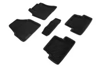 Коврики 3D EVA "РОМБ" Nissan Qashqai 2007-2014 черные (комплект) SEINTEX 95327