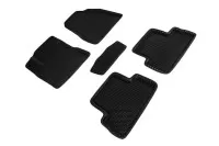 Коврики 3D EVA "РОМБ" Nissan X-Trail (T31) 2007-2015 черные (комплект) SEINTEX 95329
