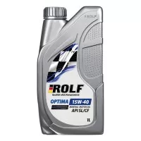 Масло моторное ROLF Optima 15W-40 SL/CF пластик (1л) 322434