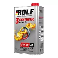 Масло моторное 5W-30 ROLF 3-SYNTHETIC ACEA A3/B4 (1л)  322550