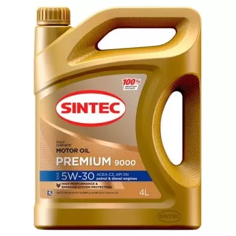 Масло моторное SINTEC PREMIUM 9000 5W-30 С3 (4л) 600131