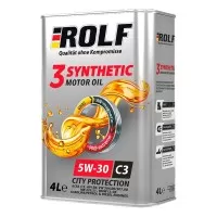 Масло моторное 5W-30 ROLF 3-SYNTHETIC ACEA C3 (4л) 322618