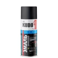 1K эмаль автомобильная ремонтная матовая Черная 520мл KU52325 KUDO