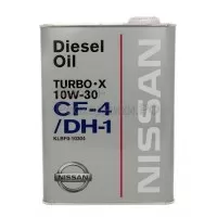 Масло моторное KLBF0-10304 Nissan Turbo X CF-4/DH-1 10W-30 (4л)