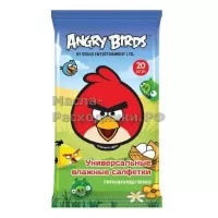 Angry Birds №20 влажные салфетки универсальные 20шт 48738