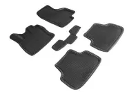 Коврики 3D EVA "РОМБ" Skoda Octavia A7 2013-2020 / Octavia A8 2020-н.в. черные (комплект) SEINTEX 95193