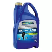 Масло для 4-T лодочных моторов RAVENOL Outboardoel 4T 10W-30 (4л) 115320300401999