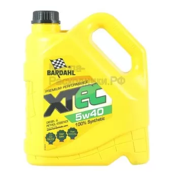 BARDAHL XTEC 5W-40 SN/CF C3 Масло моторное (4л) 36342