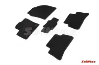 SEINTEX Ворсовые коврики LUX TOYOTA C-HR (комплект) 90028 (2016-) + перемычка