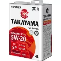 Масло моторное TAKAYAMA Adaptec Plus 5W-20 GF-6А SР (4л) 605557