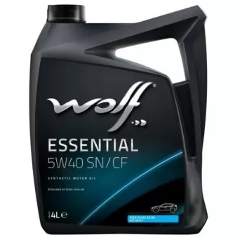 WOLF ESSENTIAL 5W-40 SN/CF A3/B4 Масло моторное (4л) 8331787
