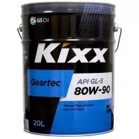 Масло трансмиссионное Kixx GEARTEC 80W-90 GL-5 (20л) L2983P20E1
